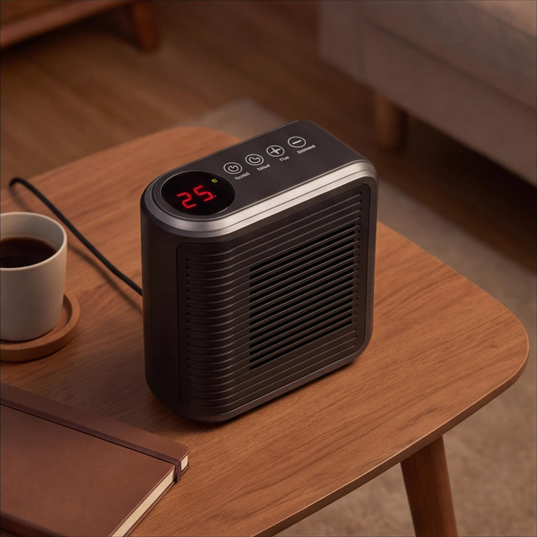 Electric Wall Heater Wall Mounted Design with Adjustable Thermostat and Timer 800W for Efficient Heating