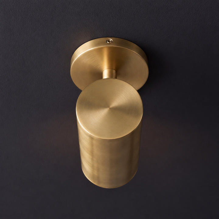 Modern Brass GU10 Wall Sconce – Indoor Wall Light for Bedroom & Hallway