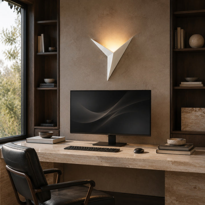 Modern Minimalist Wall Sconce Lighting Wall Mounted Metal Fixture with Integrated LED Dual Color Modes