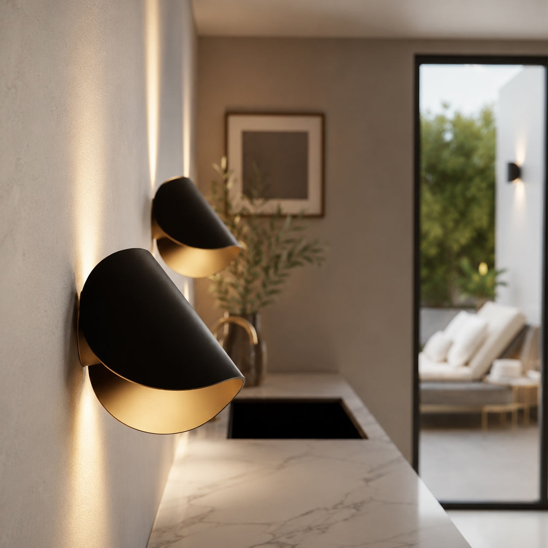 Modern Wall Light Adjustable Aluminum LED Up Down Fixture Dimmable Energy Efficient