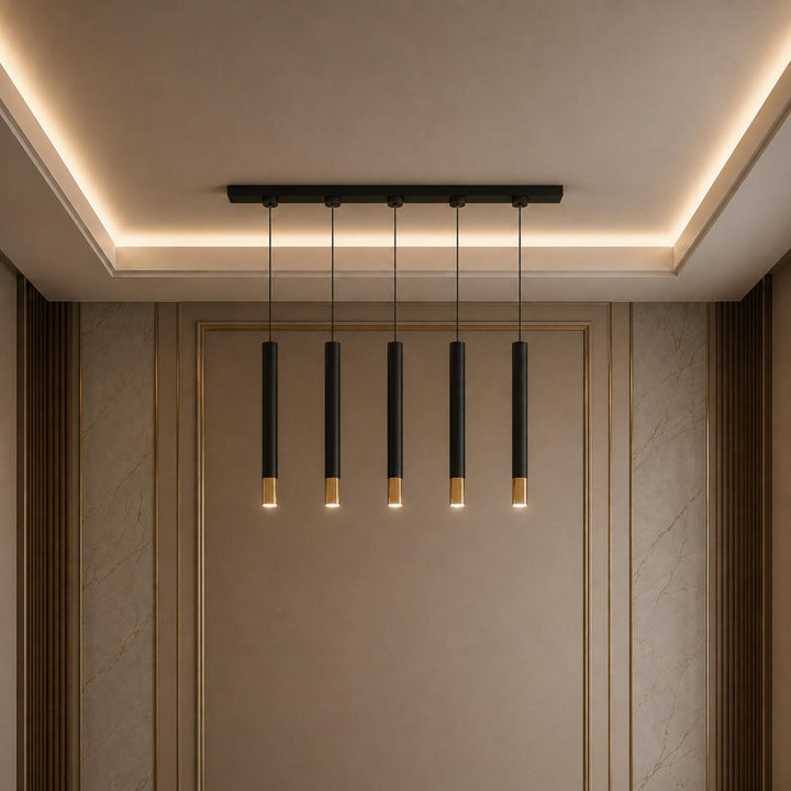 Modern Pendant Lighting Adjustable Dimmable Aluminum Hanging Light for Kitchen Island