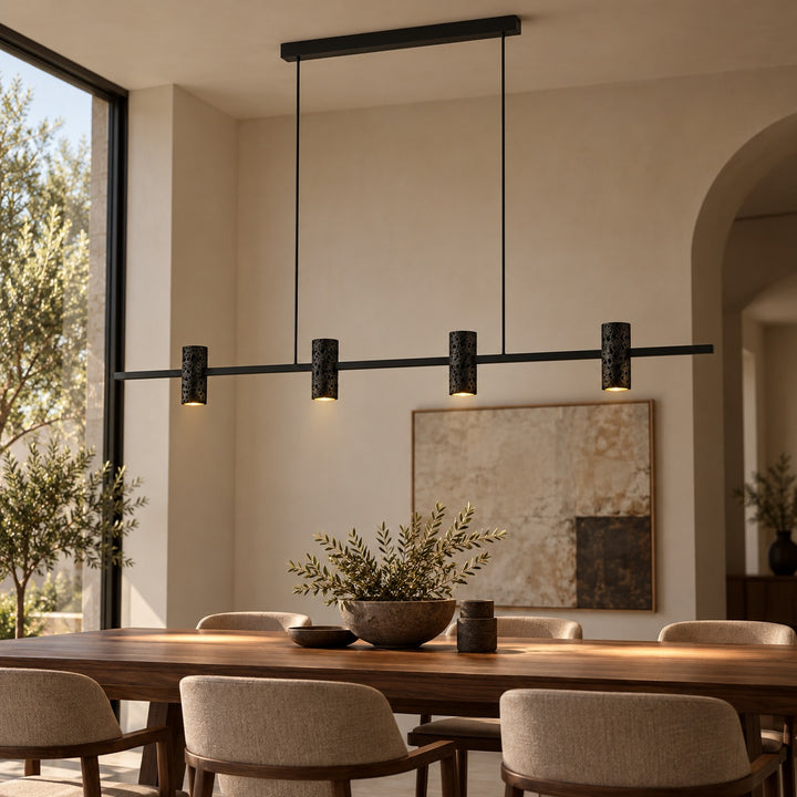 Modern Flush Mount Ceiling Light Travertine LED for Stylish Ambient Illumination