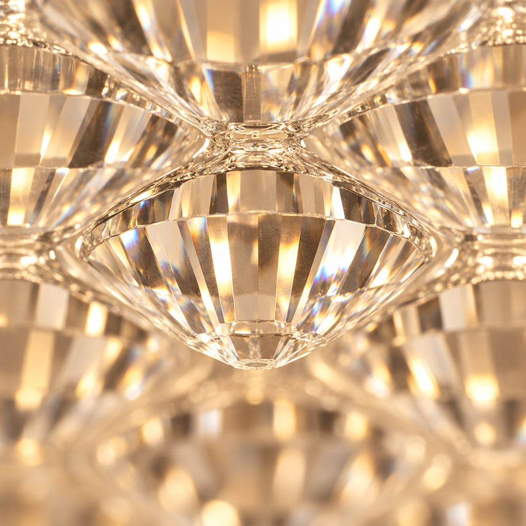 Modern LED Flush Mount Ceiling Light Aluminum Dimmable 12 Inch Diameter Energy Efficient Fixture