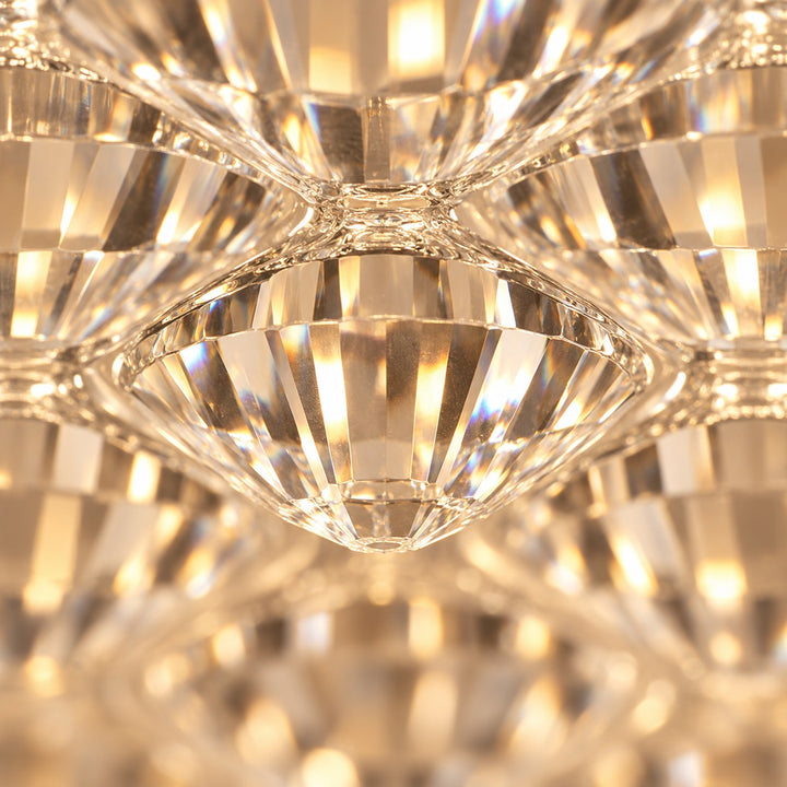 Modern LED Flush Mount Ceiling Light Aluminum Dimmable 12 Inch Diameter Energy Efficient Fixture