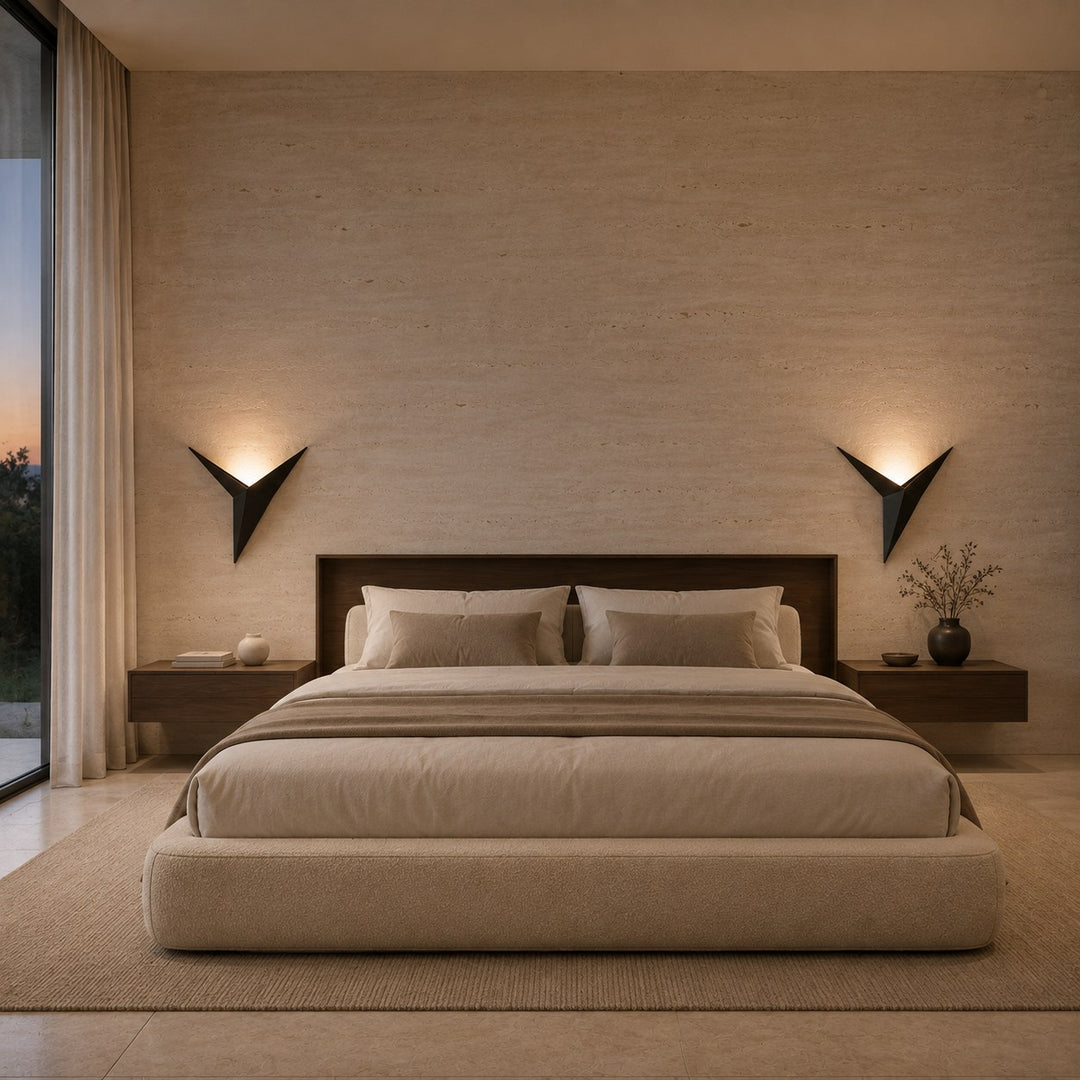Modern Minimalist Wall Sconce Lighting Wall Mounted Metal Fixture with Integrated LED Dual Color Modes