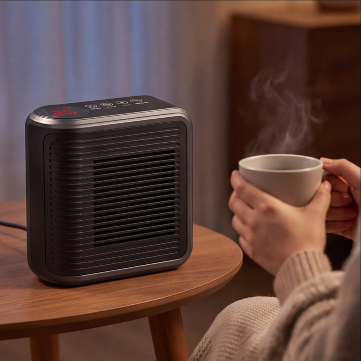 Electric Wall Heater Wall Mounted Design with Adjustable Thermostat and Timer 800W for Efficient Heating