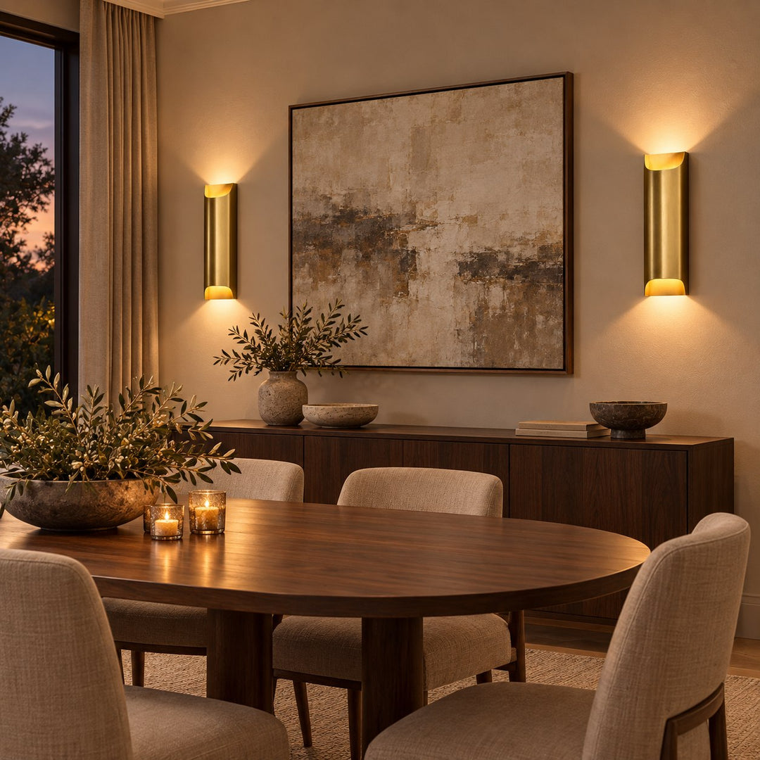 Modern Brass Up & Down Wall Light Sconce – Dual G9 Indoor Wall Fixture