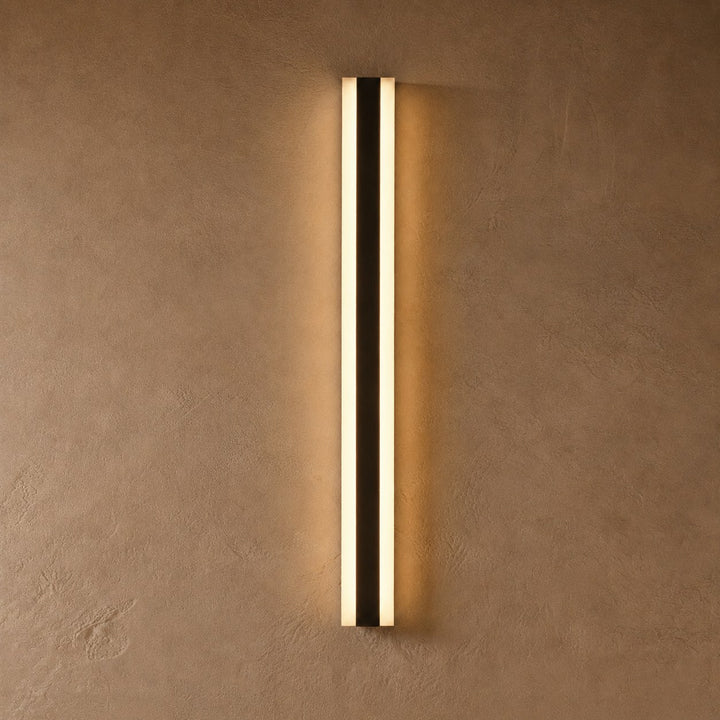 Modern Outdoor Wall Light Black Metal Wall Mounted LED Weatherproof Adjustable