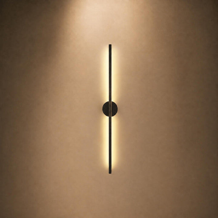 Modern Wall Sconce Lighting LED Tube Light Wall Mounted Aluminum Fixture Adjustable Size