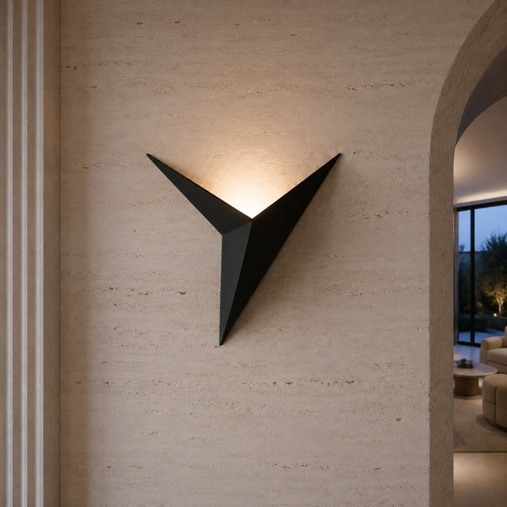 Modern Minimalist Wall Sconce Lighting Wall Mounted Metal Fixture with Integrated LED Dual Color Modes