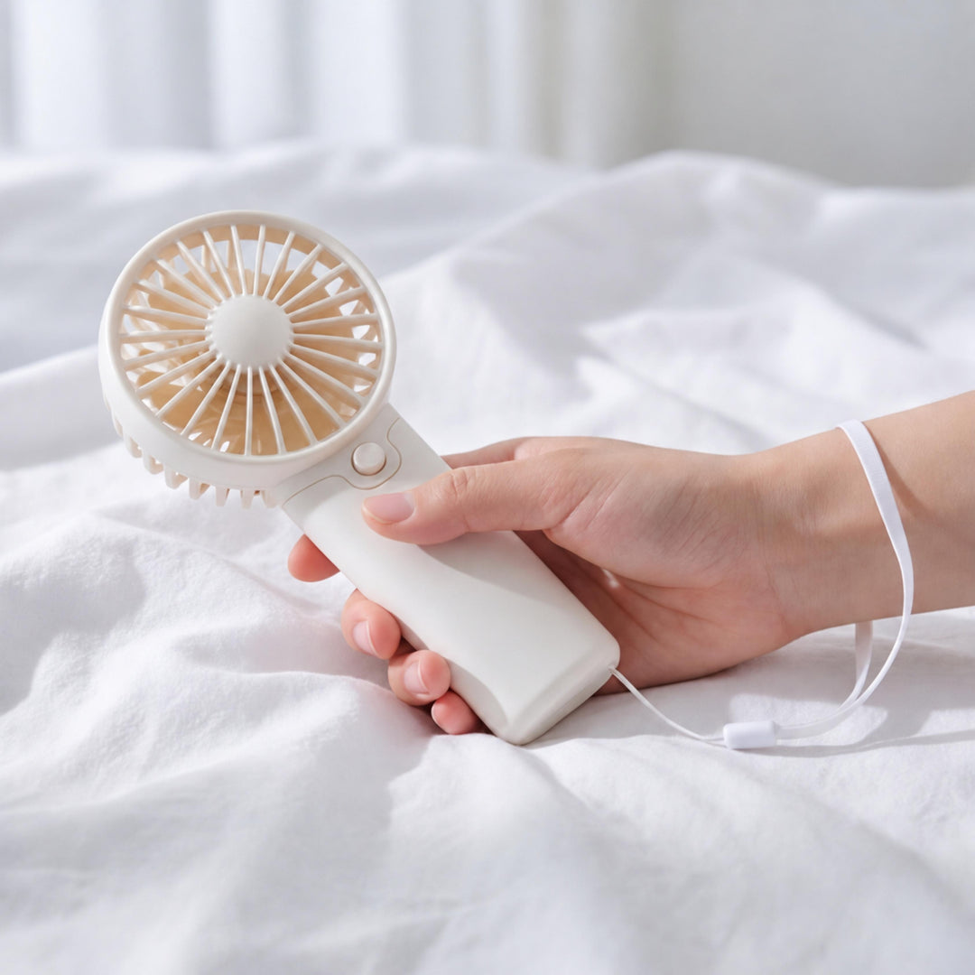 Portable Handheld Fan Lightweight Battery Operated Mini Fan with Compact Design for On-the-Go Cooling