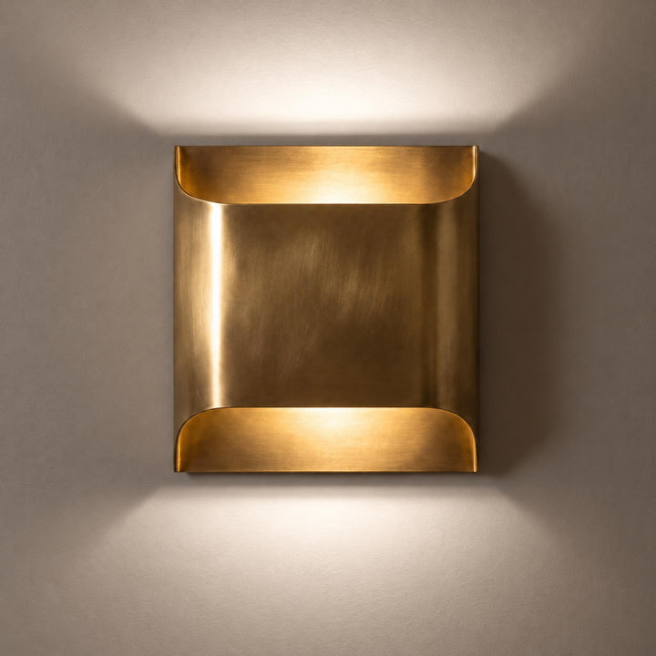 Modern Brass Up & Down Wall Sconce – Contemporary Interior Wall Light