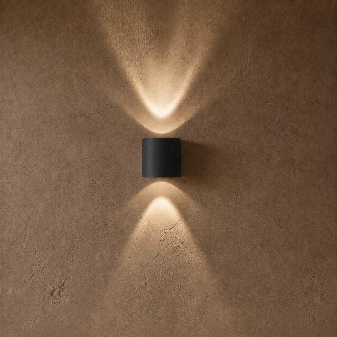 Modern Wall Light Waterproof Aluminum Up-and-Down LED Sconce for Indoor Outdoor Use