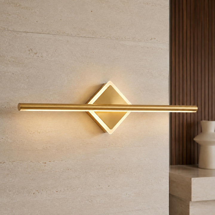 Modern Wall Sconce Lighting Wall Lamp Geometric Aluminum Frame Acrylic Base Dimmable Focused Illumination