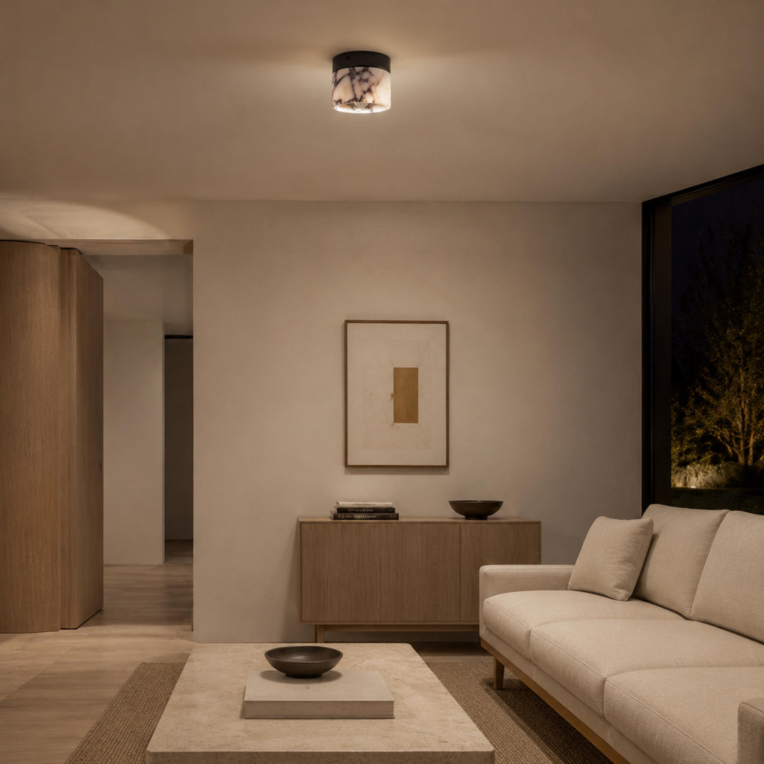 Marble Round Ceiling Lamp