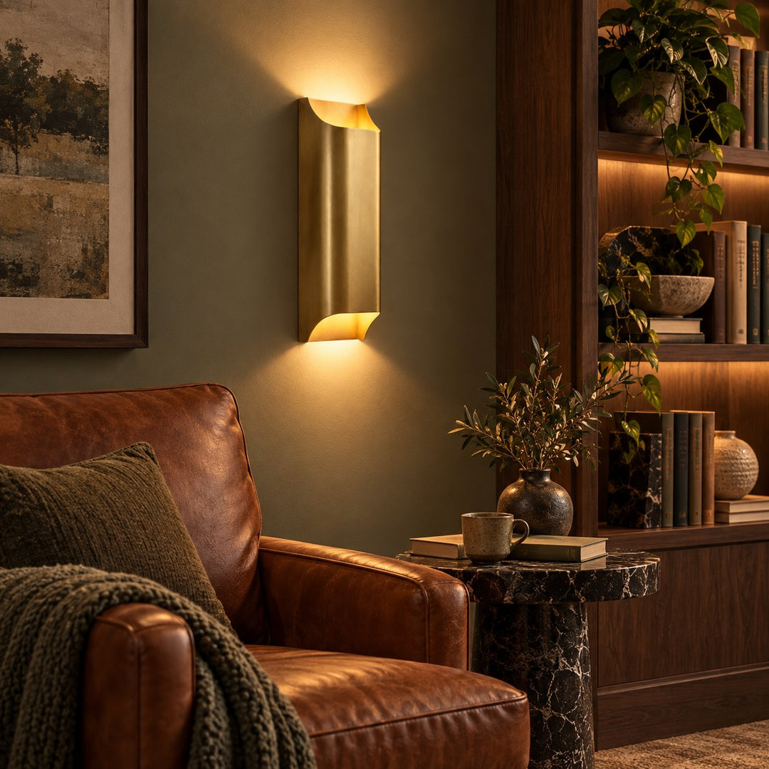 Modern Brass Up & Down Wall Light Sconce – Dual G9 Indoor Wall Fixture