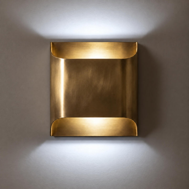 Modern Brass Up & Down Wall Sconce – Contemporary Interior Wall Light