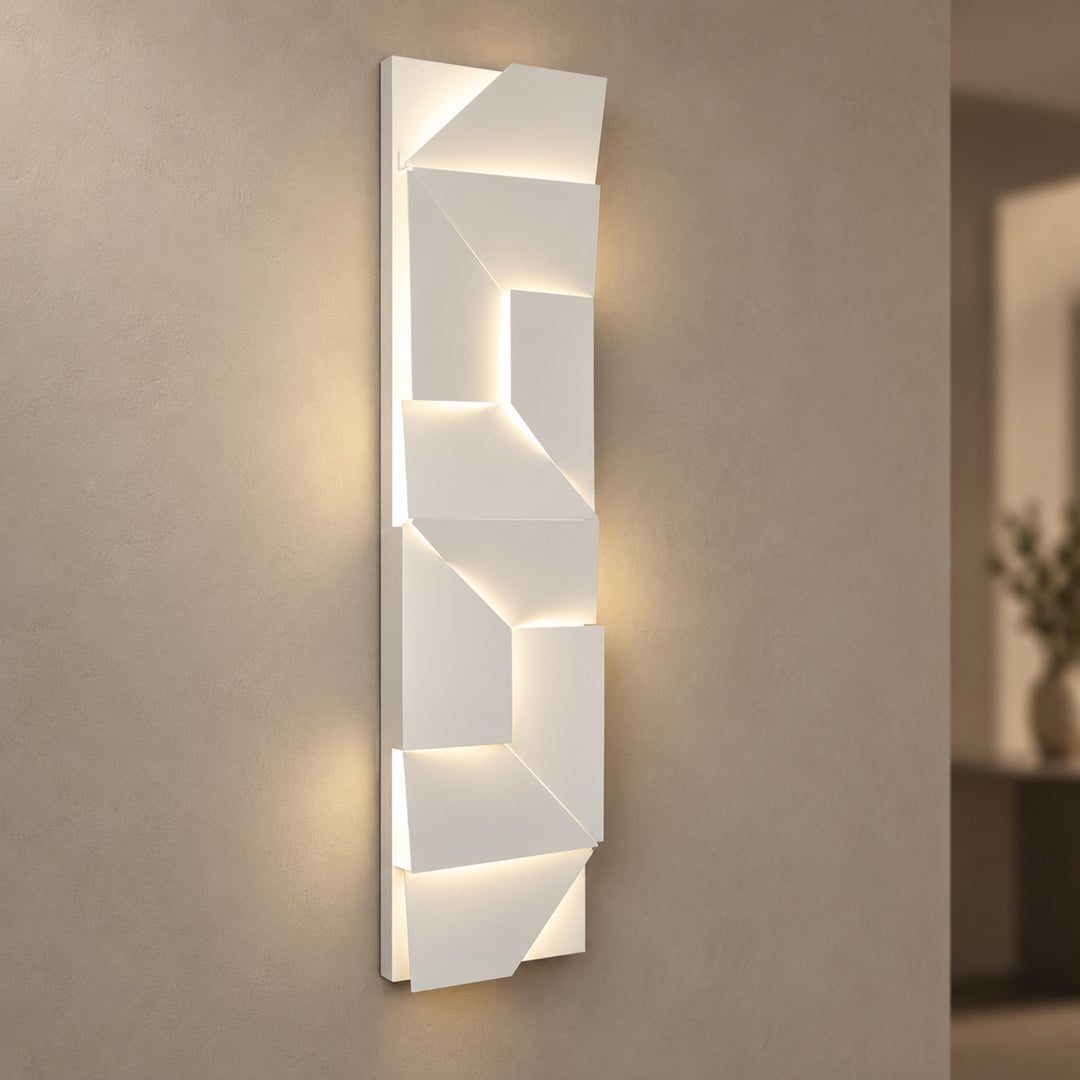Modern Wall Sconce LED Light Fixture Adjustable Metal Wall Mounted for Indoor Use
