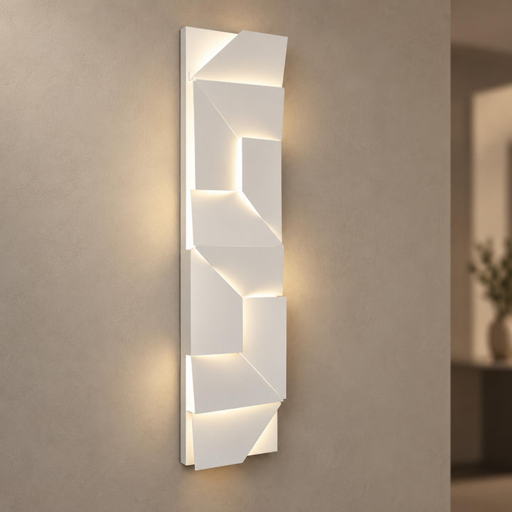 Modern Wall Sconce LED Light Fixture Adjustable Metal Wall Mounted for Indoor Use
