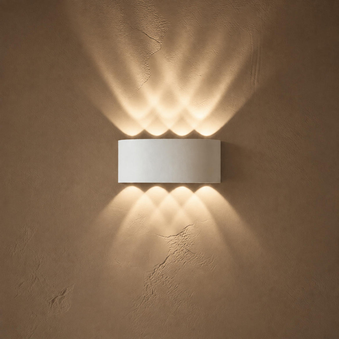 Modern Wall Light Waterproof Aluminum Up-and-Down LED Sconce for Indoor Outdoor Use
