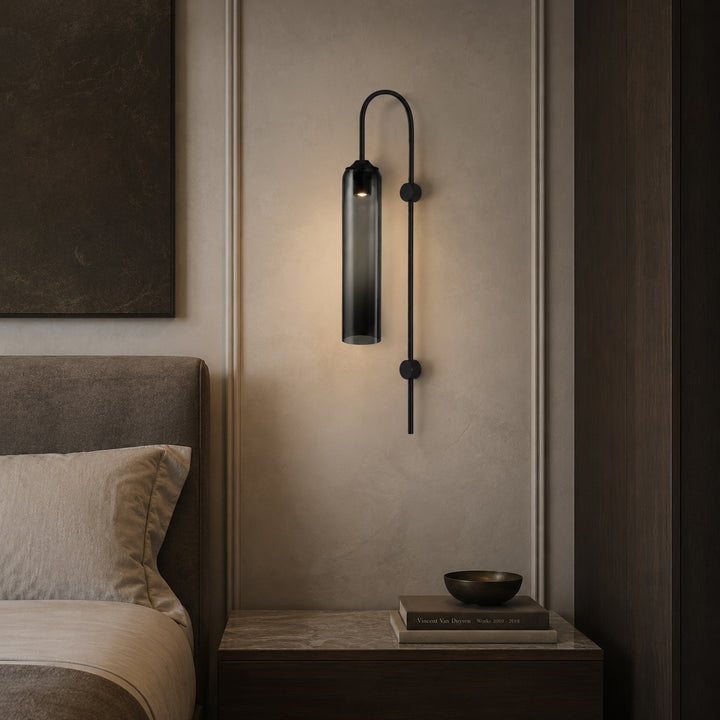 Modern Wall Light Wall Mounted Glass Dimmable LED Fixture for Contemporary Spaces