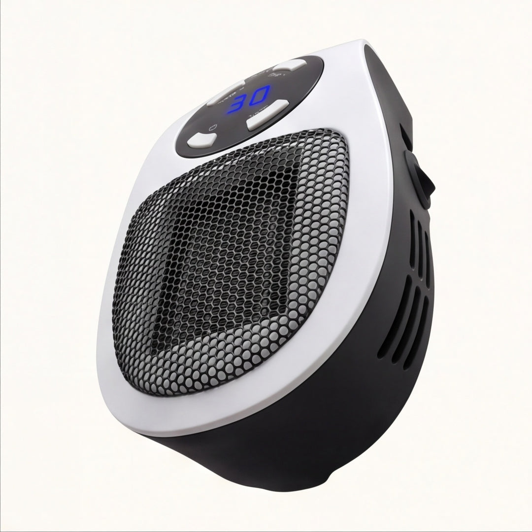 Electric Wall Heater Compact Design Wall Mounted Flame-Retardant with Remote Control Adjustable Temperature 350W