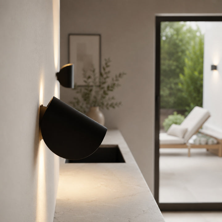 Modern Wall Light Adjustable Aluminum LED Up Down Fixture Dimmable Energy Efficient
