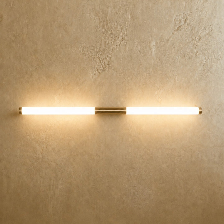 Modern Bathroom Wall Light Linear Fixture Iron PC Adjustable Illumination for Enhanced Visibility