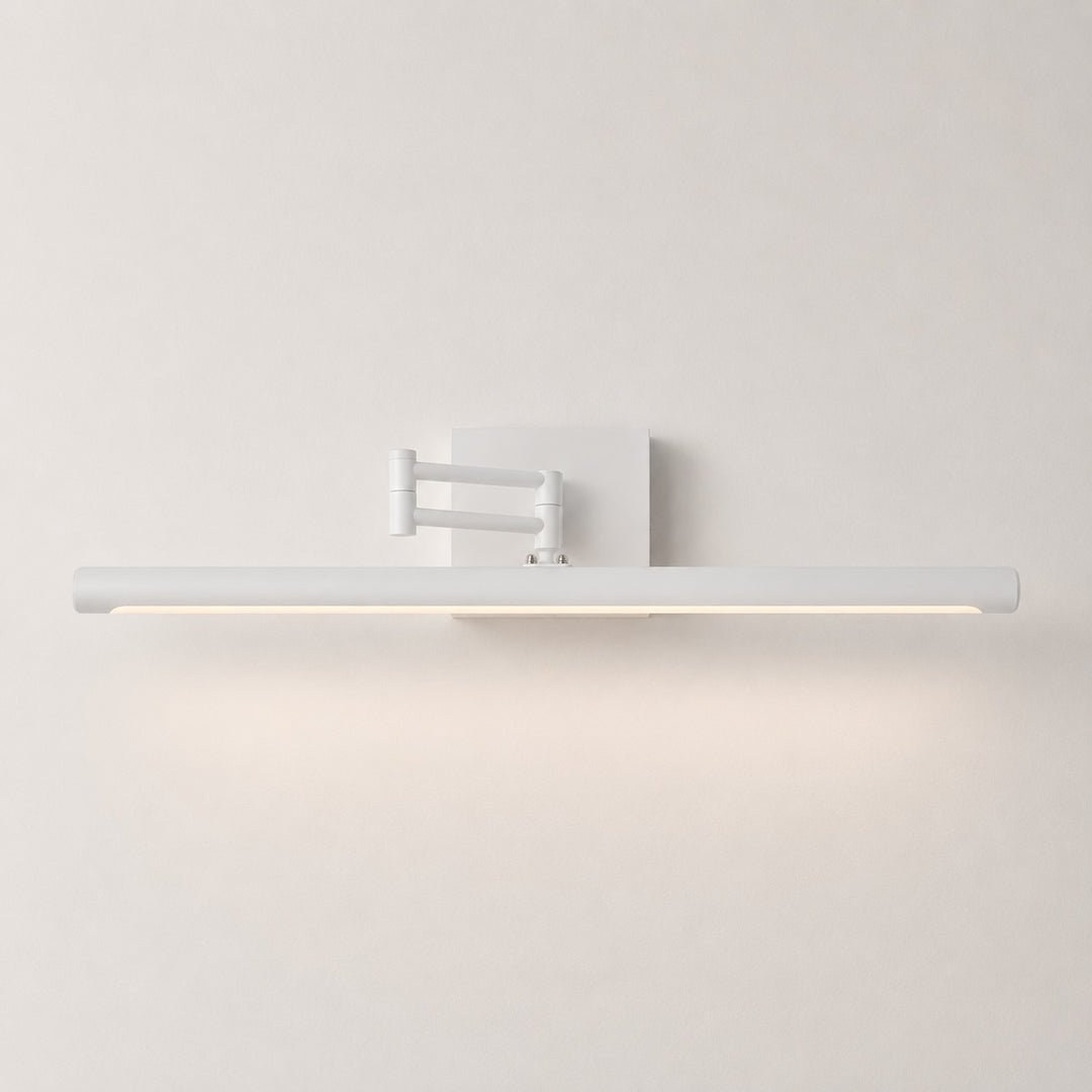 Modern Black Bathroom Vanity Light Wall Mounted Adjustable Metal Fixture with 20W LED