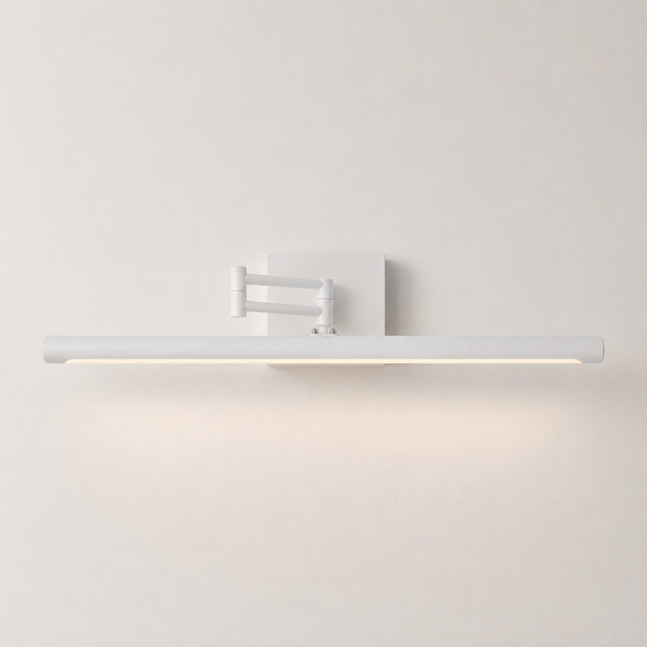 Modern Black Bathroom Vanity Light Wall Mounted Adjustable Metal Fixture with 20W LED