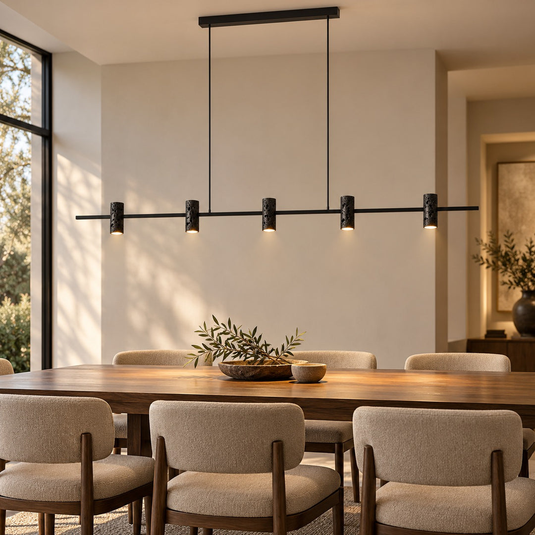 Modern Flush Mount Ceiling Light Travertine LED for Stylish Ambient Illumination