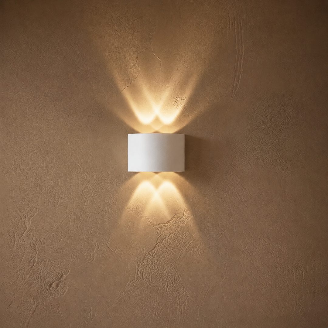 Modern Wall Light Waterproof Aluminum Up-and-Down LED Sconce for Indoor Outdoor Use