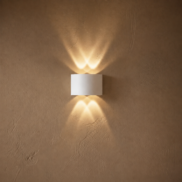 Modern Wall Light Waterproof Aluminum Up-and-Down LED Sconce for Indoor Outdoor Use