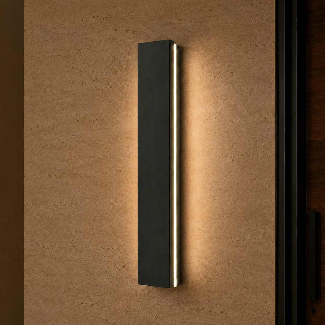 Minimalist Outdoor Wall Light Wall Mounted Aluminum LED Adjustable Color Temperature Weather-Resistant
