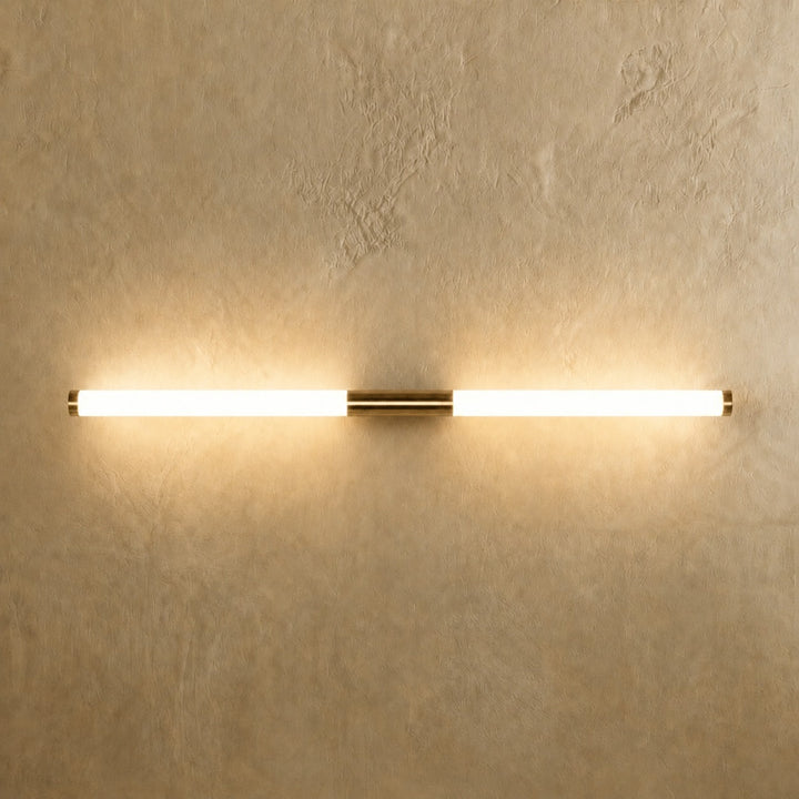 Modern Bathroom Wall Light Linear Fixture Iron PC Adjustable Illumination for Enhanced Visibility