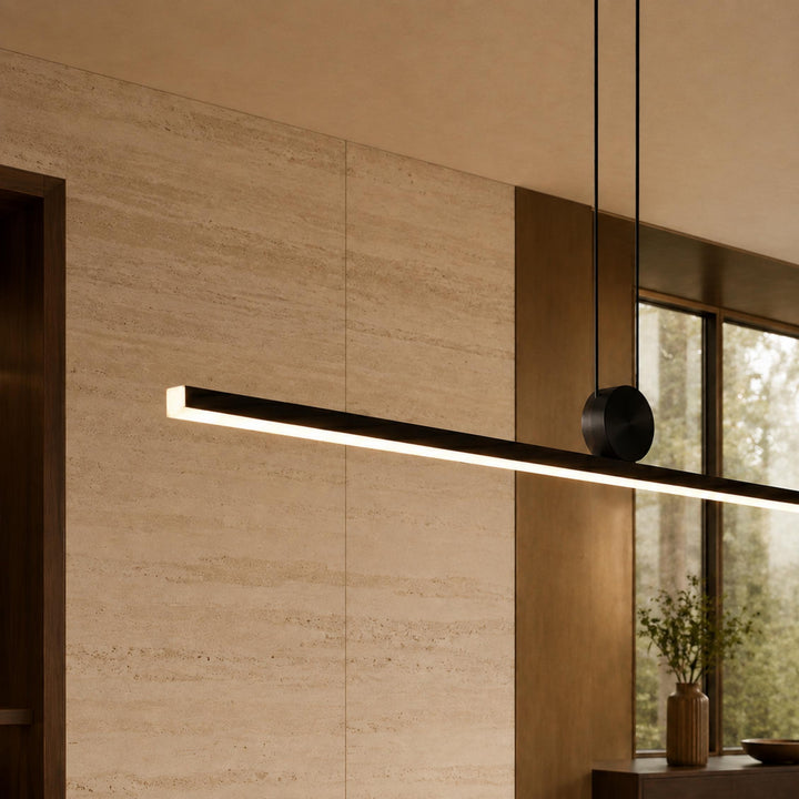 Modern Pendant Light Adjustable Hanging Aluminum and Acrylic with Energy-Saving LED Technology