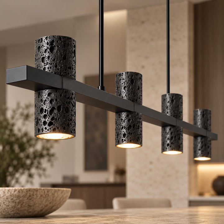 Modern Flush Mount Ceiling Light Travertine LED for Stylish Ambient Illumination