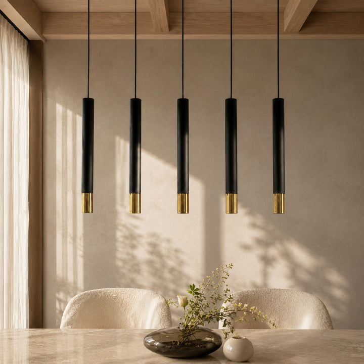 Modern Pendant Lighting Adjustable Dimmable Aluminum Hanging Light for Kitchen Island