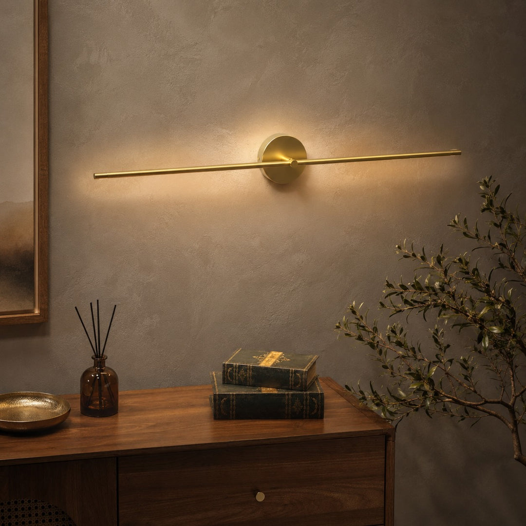 Modern Wall Light Sconce Metal Adjustable LED Linear Design Warm Cool Light Options