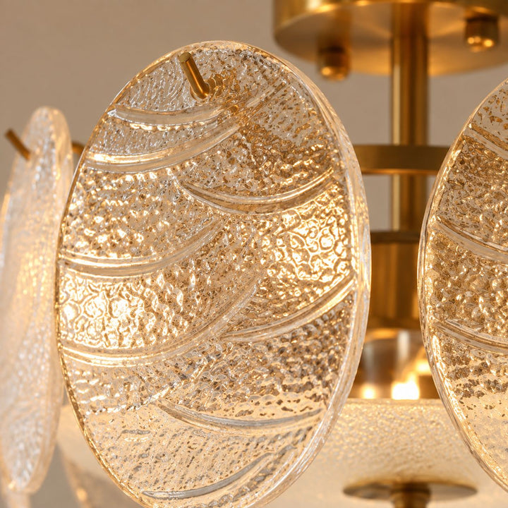 Modern Flush Mount Ceiling Light Fixture Metal LED Light for Home Office Space
