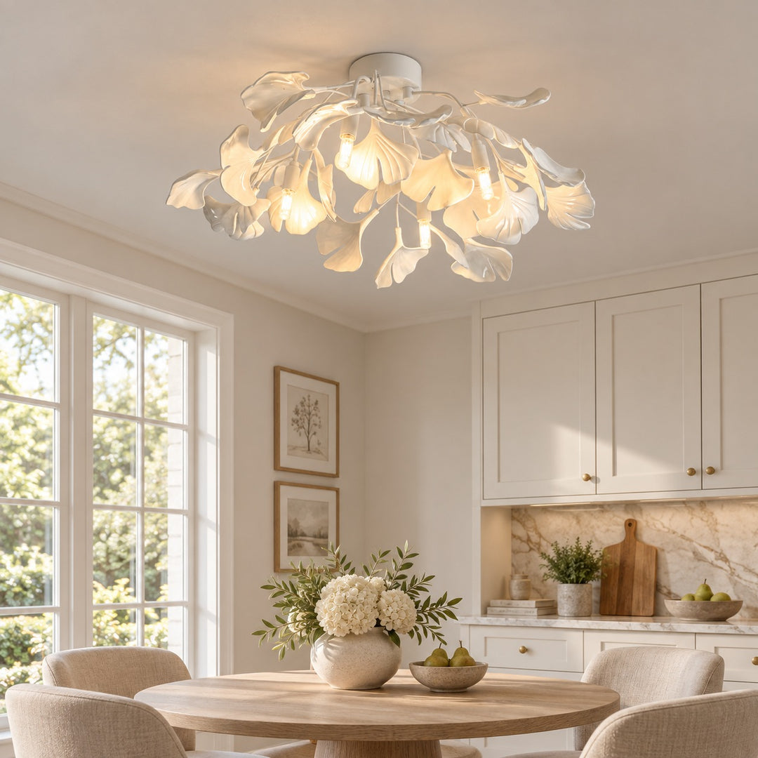 Modern Flush Mount Ceiling Light Metal Fixture with Dimmable LED 12 Inch 15W Warm White