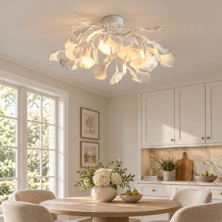 Modern Flush Mount Ceiling Light Metal Fixture with Dimmable LED 12 Inch 15W Warm White