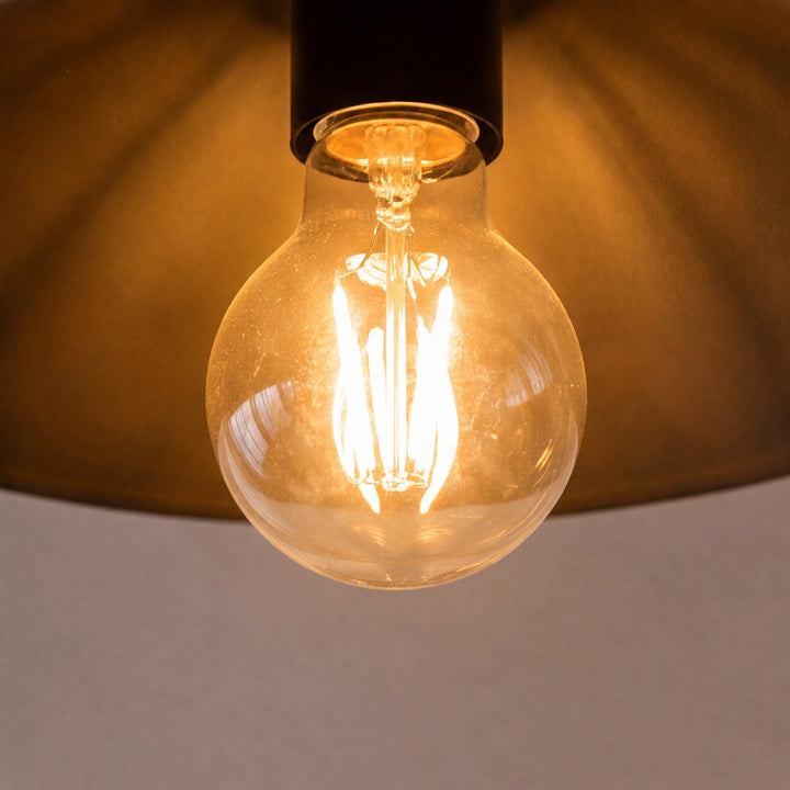 Modern Flush Mount Ceiling Light Adjustable Aluminum and Brass Fixture with LED Technology