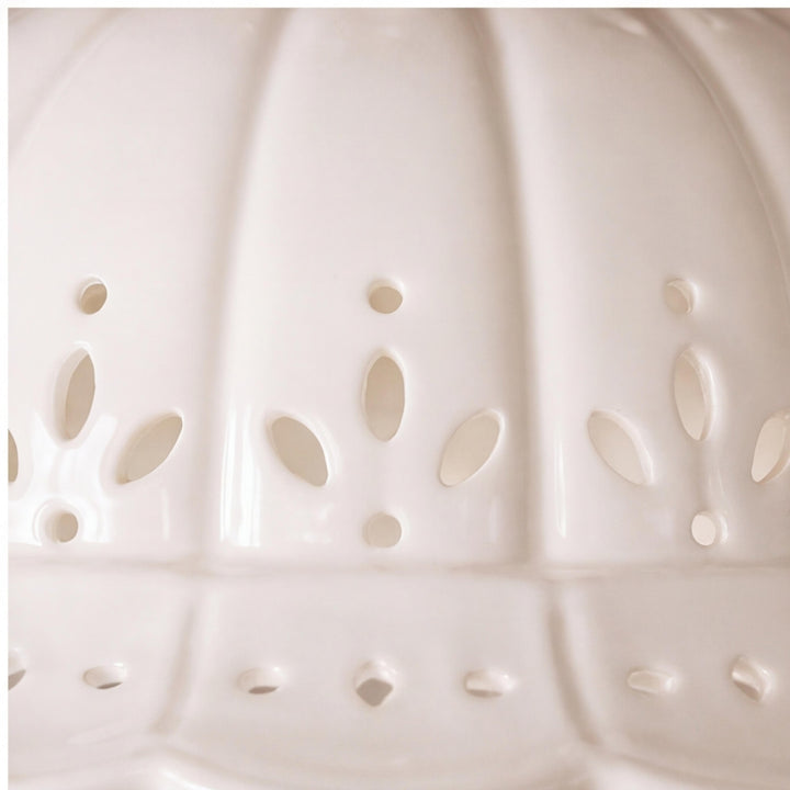 Modern Flush Mount Ceiling Light Antique Brass with Ceramic Shade Indoor Lighting Fixture