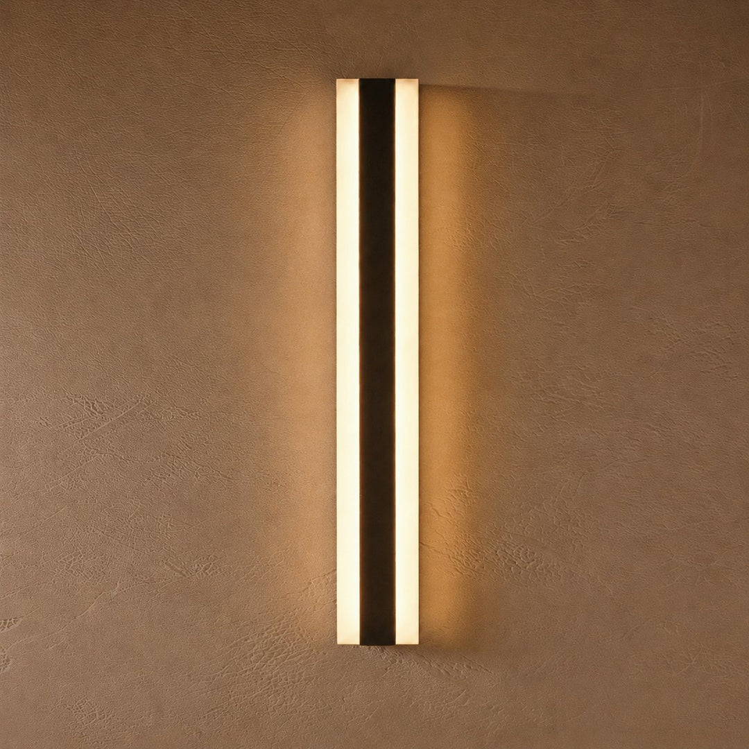 Modern Outdoor Wall Light Black Metal Wall Mounted LED Weatherproof Adjustable