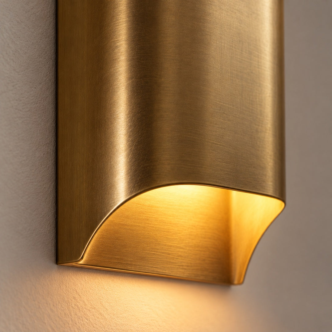Modern Brass Up & Down Wall Light Sconce – Dual G9 Indoor Wall Fixture