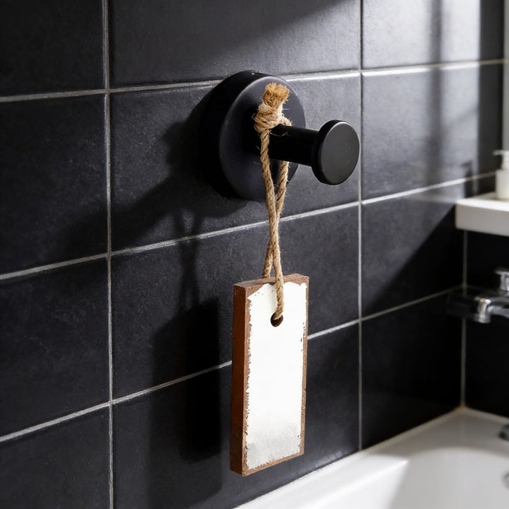 Modern Grip Lock Shower Hooks Vacuum-Seal Stainless Steel Waterproof Heavy-Duty Repositionable Storage Solution