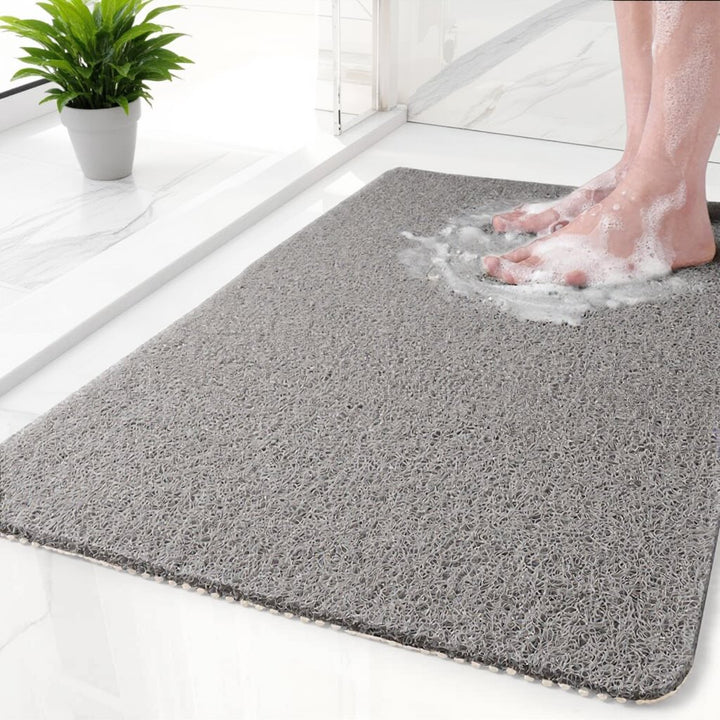Non Slip Shower Mat Material Soft Texture Efficient Water Drainage for Bathroom Safety