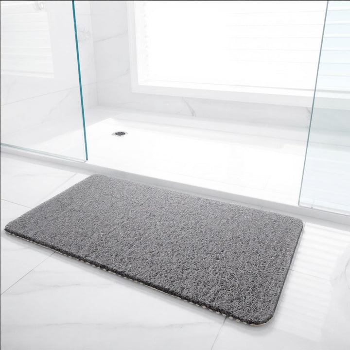 Non Slip Shower Mat Material Soft Texture Efficient Water Drainage for Bathroom Safety