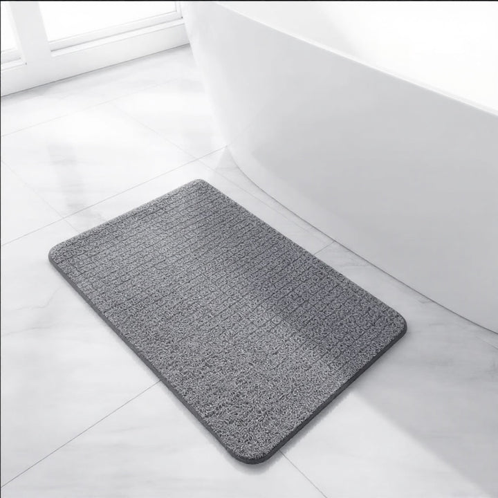 Non Slip Shower Mat Material Soft Texture Efficient Water Drainage for Bathroom Safety